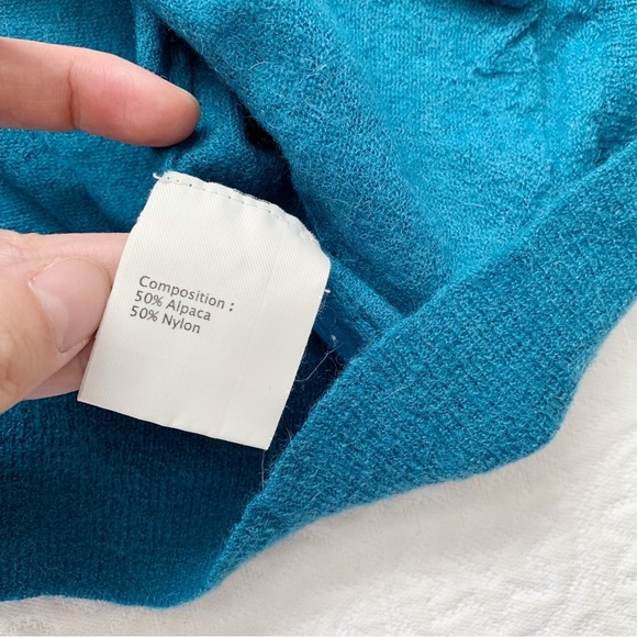 3.1 Phillip Lim Lightweight Alpaca-Blend Cardigan Vest, Blue‎ - Picture 4 of 4